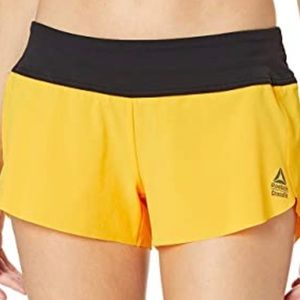 CROSSFIT SHORTS YELLOW AND BLACK